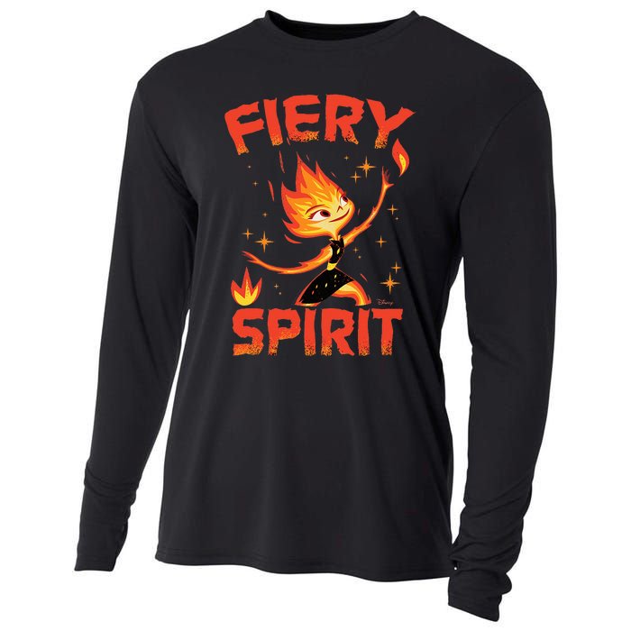 Elemental Ember Fiery Spirit Cooling Performance Long Sleeve Crew