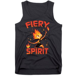 Elemental Ember Fiery Spirit Tank Top