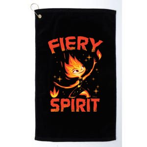 Elemental Ember Fiery Spirit Platinum Collection Golf Towel