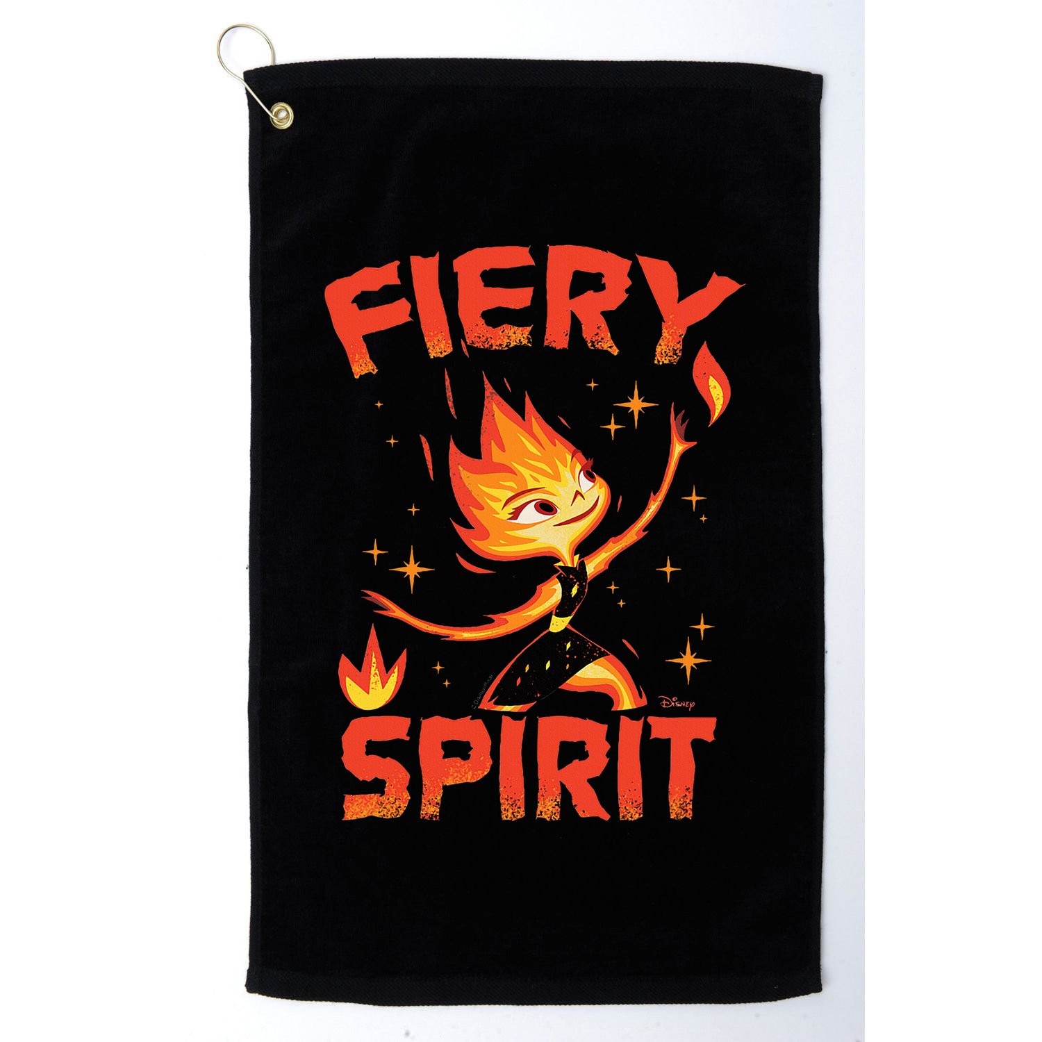 Elemental Ember Fiery Spirit Golf Towel