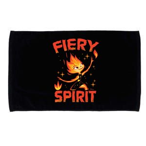 Elemental Ember Fiery Spirit Microfiber Hand Towel