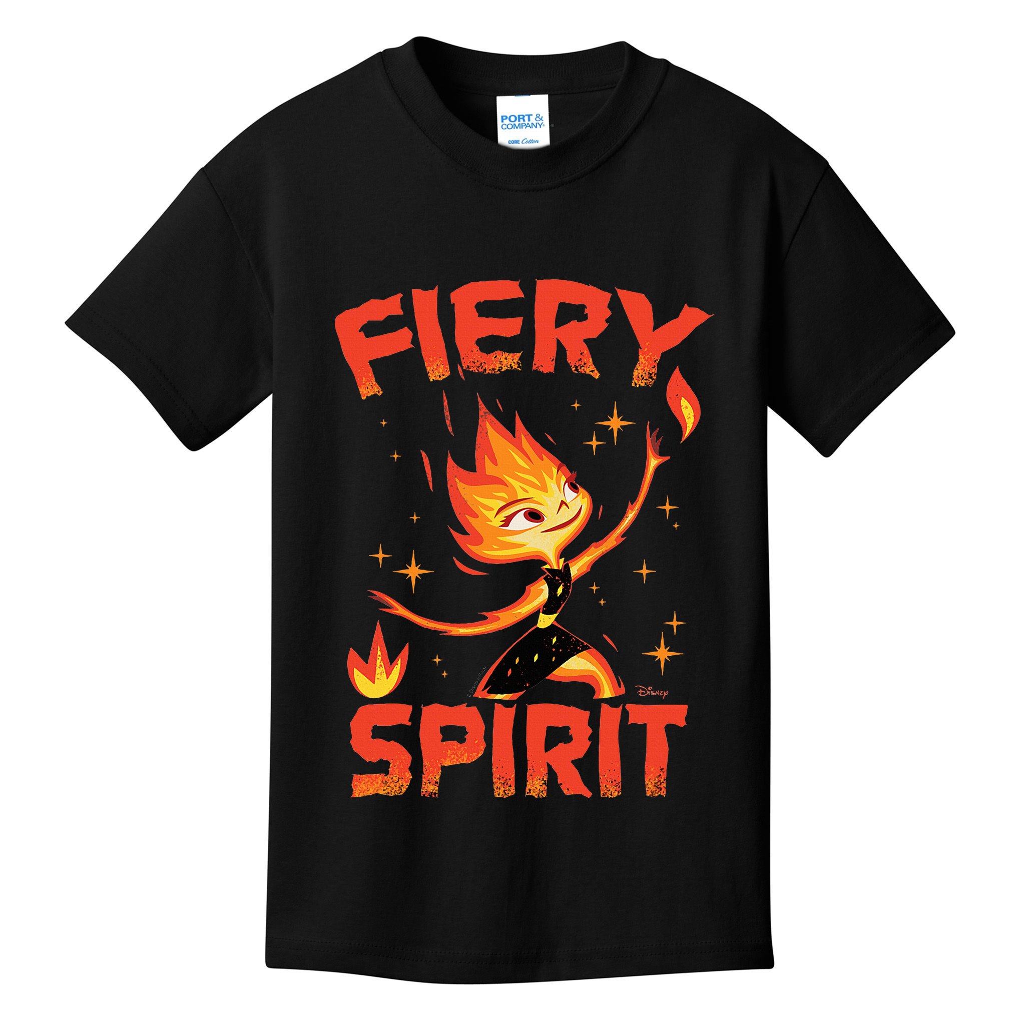Elemental Ember Fiery Spirit Kids T-Shirt