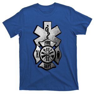 Emt Ems Fire Rescue Usa Firefighter American Paramedic Gift T-Shirt