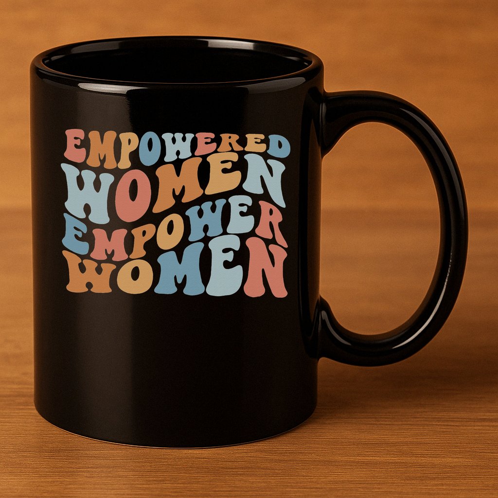 Empowered  Empower Feminist 11oz C Handle Ceramic Mug