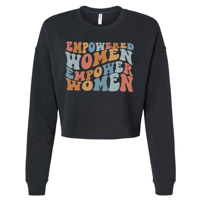 Empowered  Empower Feminist Cropped Pullover Crew