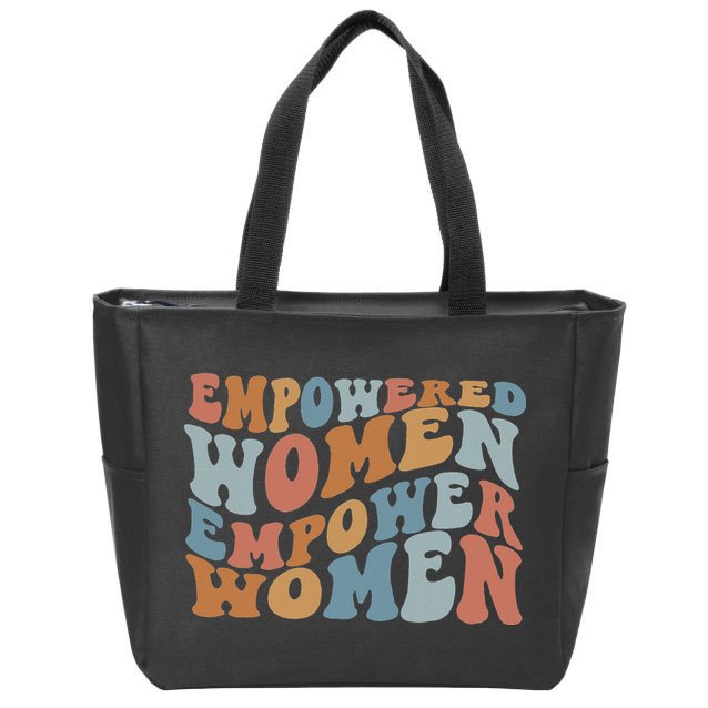Empowered  Empower Feminist Zip Tote Bag