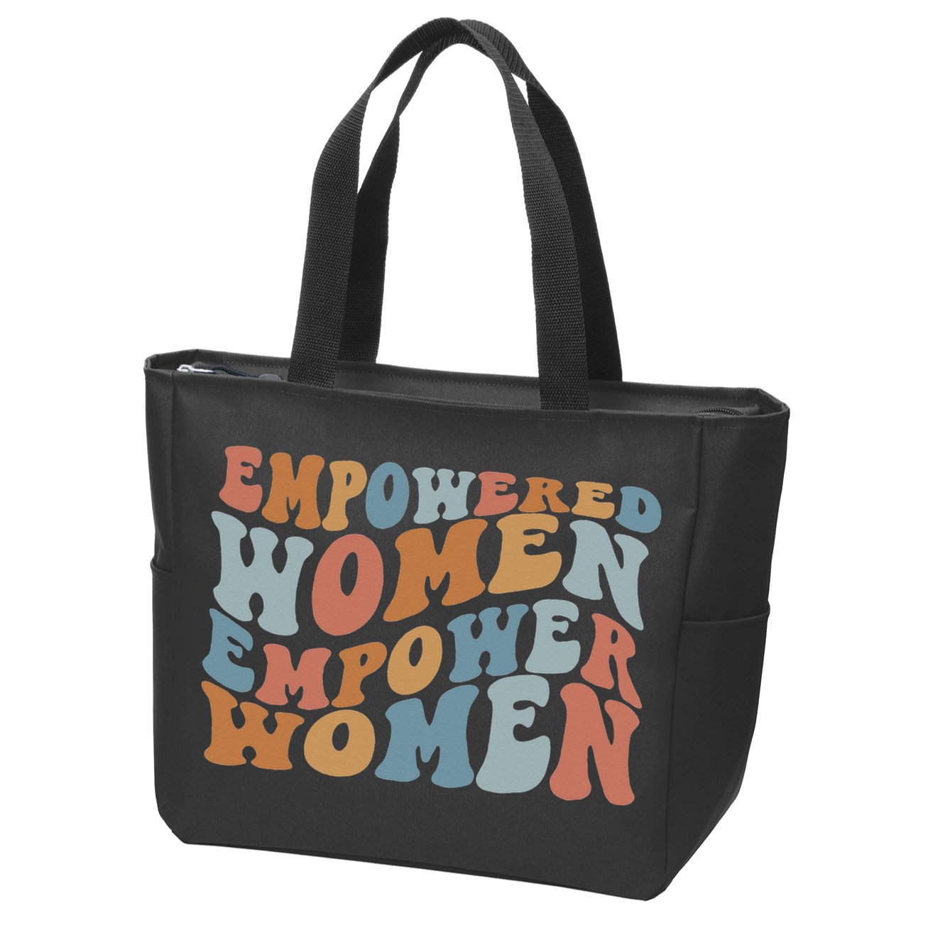 Empowered  Empower Feminist Zip Tote Bag