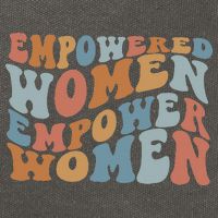 Empowered  Empower Feminist Cotton Canvas Backpack