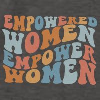 Empowered  Empower Feminist Vector Backpack
