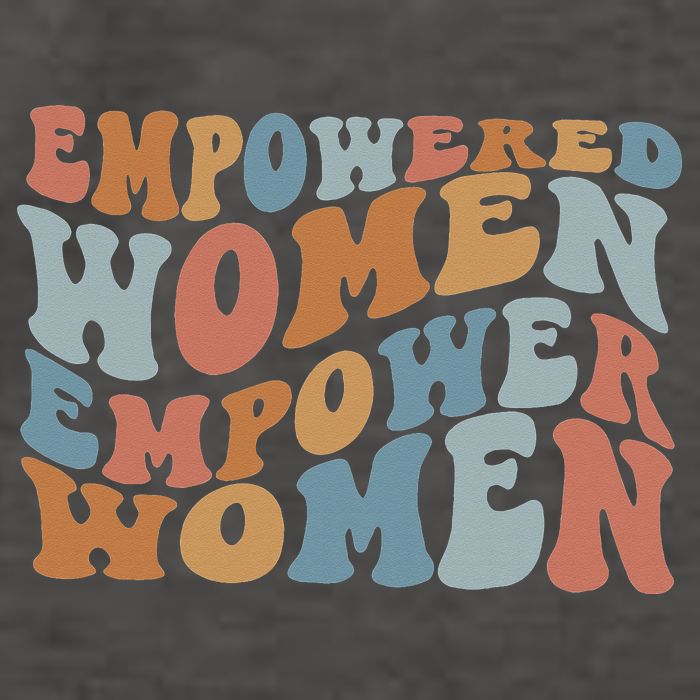 Empowered  Empower Feminist Vector Backpack