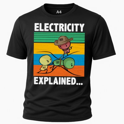 Electricity Explained Funny Performance Shirt