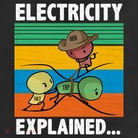 Electricity Explained Funny 11oz C Handle Ceramic Mug