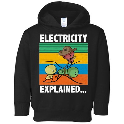 Electricity Explained Funny Toddler Hoodie