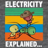 Electricity Explained Funny T-Shirt