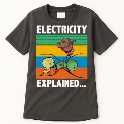 Electricity Explained Funny Tall T-Shirt