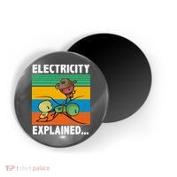 Electricity Explained Funny Magnet