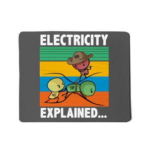 Electricity Explained Funny Mousepad