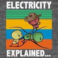 Electricity Explained Funny Poster