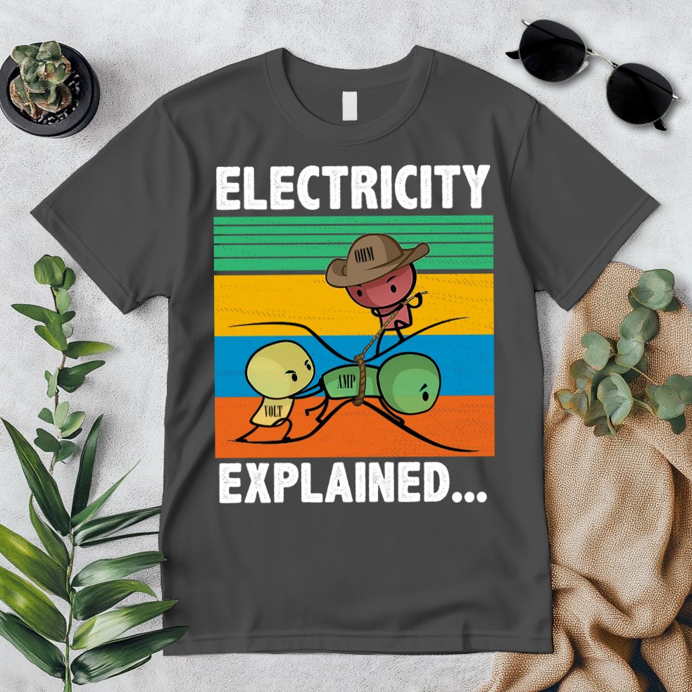 Electricity Explained Funny Premium T-Shirt