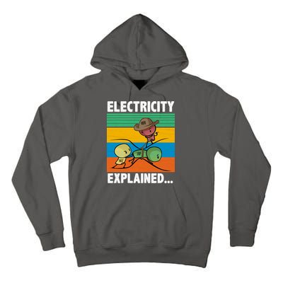 Electricity Explained Funny Tall Hoodie