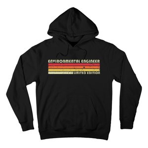 Environmental Engineer Funny Job Title Birthday Worker Idea Hoodie