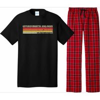 Environmental Engineer Funny Job Title Birthday Worker Idea Pajama Set