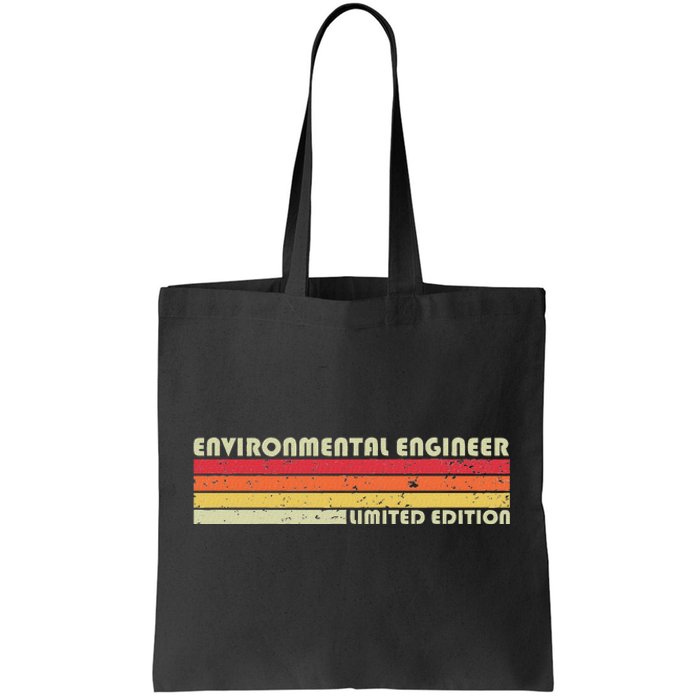 Environmental Engineer Funny Job Title Birthday Worker Idea Tote Bag