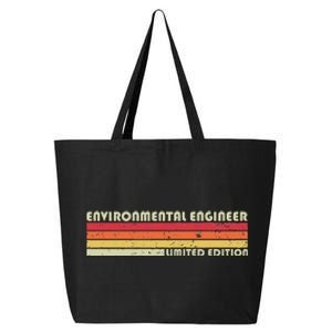 Environmental Engineer Funny Job Title Birthday Worker Idea 25L Jumbo Tote