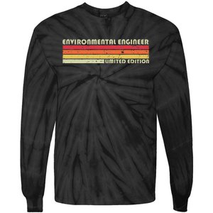 Environmental Engineer Funny Job Title Birthday Worker Idea Tie-Dye Long Sleeve Shirt