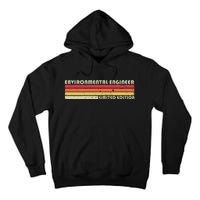 Environmental Engineer Funny Job Title Birthday Worker Idea Tall Hoodie