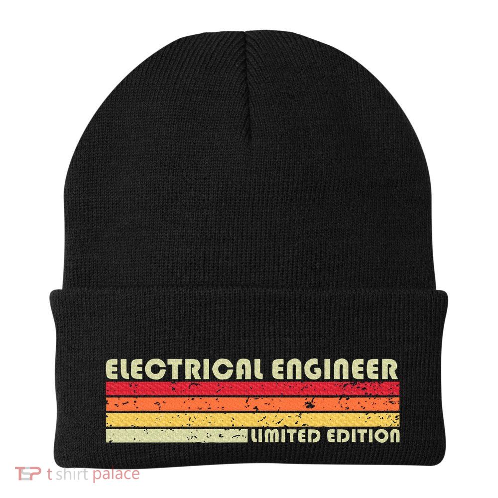 Electrical Engineer Funny Job Title Birthday Worker Knit Cap Winter Beanie