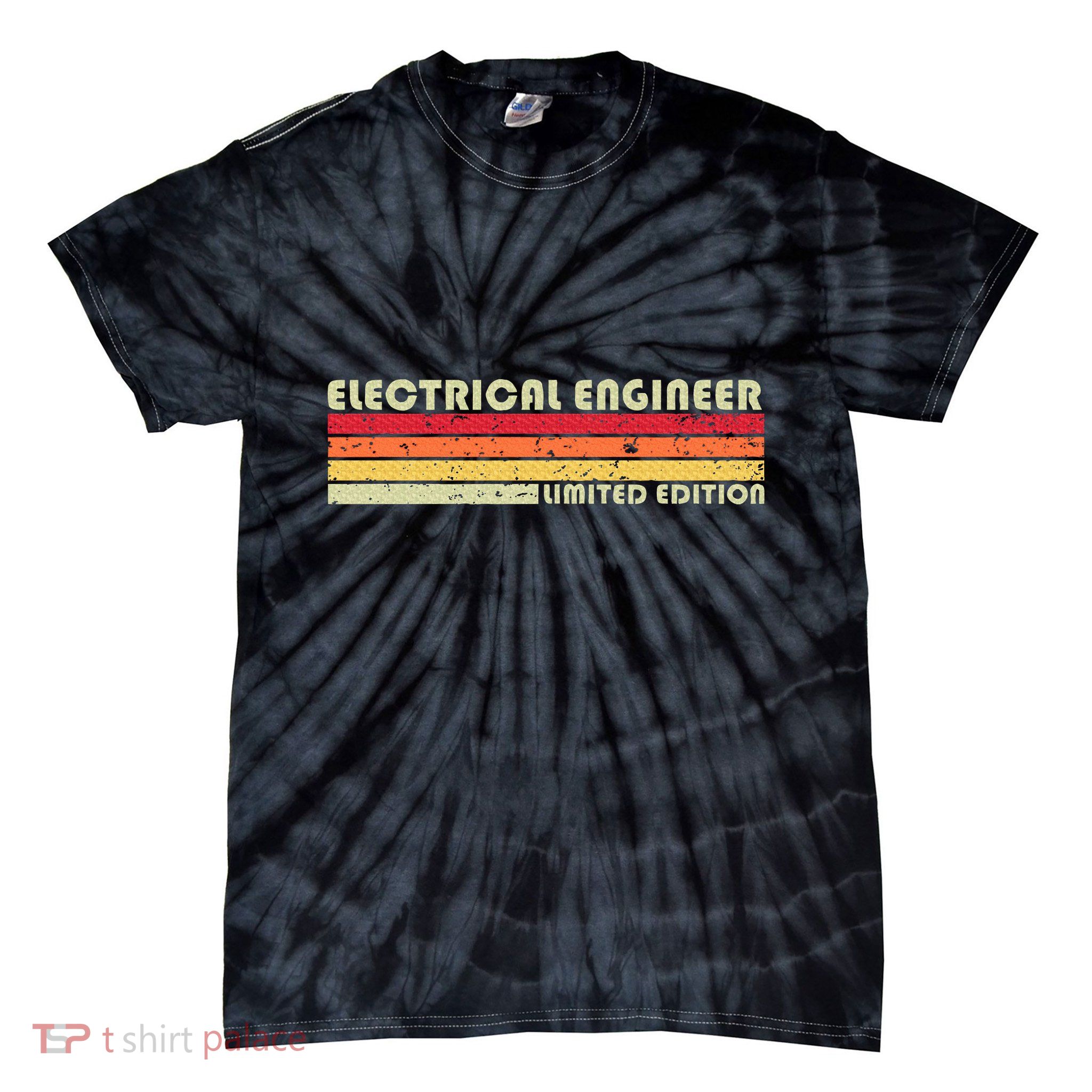 Electrical Engineer Funny Job Title Birthday Worker Tie-Dye T-Shirt