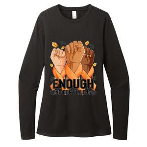 Enough End Gun Violence Awareness Day Wear Orange Womens CVC Long Sleeve Shirt