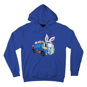 Easter Egg Garbage Truck Funny Gift Easter Bunny Basket Gift Hoodie