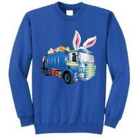 Easter Egg Garbage Truck Funny Gift Easter Bunny Basket Gift Sweatshirt