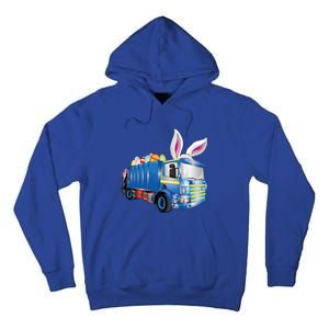 Easter Egg Garbage Truck Funny Gift Easter Bunny Basket Gift Tall Hoodie