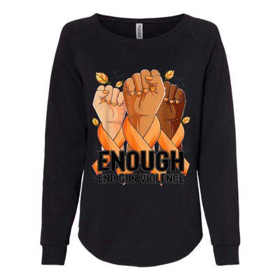 Enough End Gun Violence Awareness Day Wear Orange Womens California Wash Sweatshirt