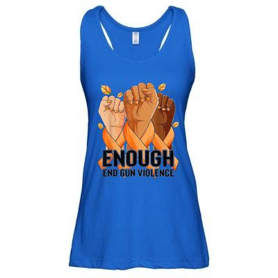 Enough End Gun Violence Awareness Day Wear Orange Ladies Essential Flowy Tank