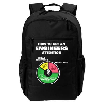 Engineer Engineering Gifts How To Get Engineers Attention Daily Commute Backpack