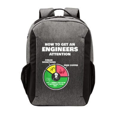 Engineer Engineering Gifts How To Get Engineers Attention Vector Backpack