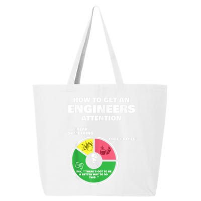 Engineer Engineering Gifts How To Get Engineers Attention 25L Jumbo Tote