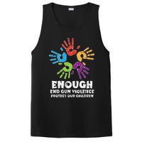 Enough End Gun Violence Protect Our Children Orange Mom Dad PosiCharge Competitor Tank