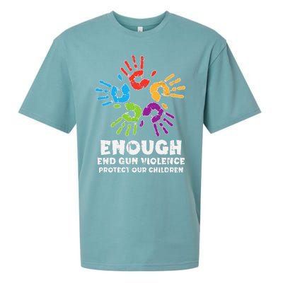 Enough End Gun Violence Protect Our Children Orange Mom Dad Sueded Cloud Jersey T-Shirt