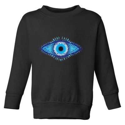 Evil Eye Greek Turkish Eye Evil Spirit Protection Toddler Sweatshirt