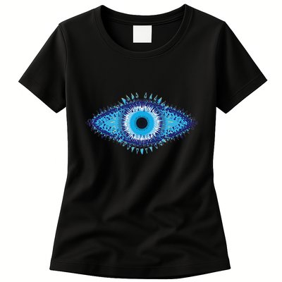 Evil Eye Greek Turkish Eye Evil Spirit Protection Womens T-Shirt