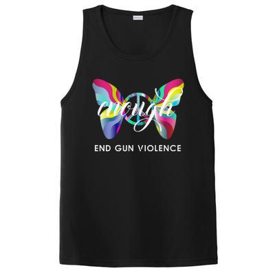 Enough End Gun Violence Wear Orange Day Anti Gun No Silence PosiCharge Competitor Tank