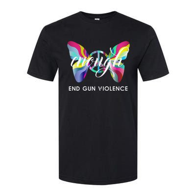 Enough End Gun Violence Wear Orange Day Anti Gun No Silence Softstyle® CVC T-Shirt