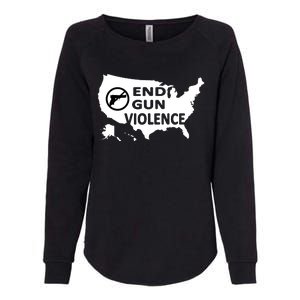 Enough End Gun Violence No Gun Wear Orange Stop Gun Violence Womens California Wash Sweatshirt