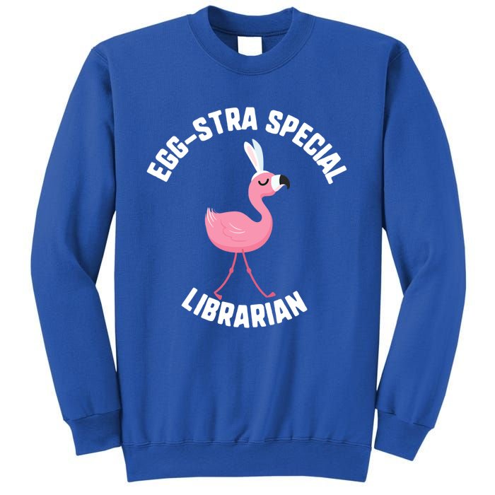 Easter Eggcute Giftstra Special Librarian Flamingo Gift Sweatshirt