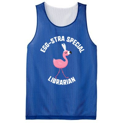 Easter Eggcute Giftstra Special Librarian Flamingo Gift Mesh Reversible Basketball Jersey Tank